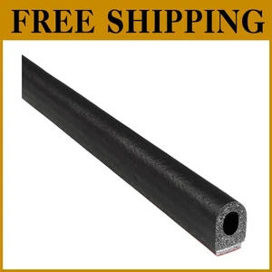 EPDM Foam Seal with BT Tape - D-Shaped Rubber Seal .437x.375 - Foto 1 di 9