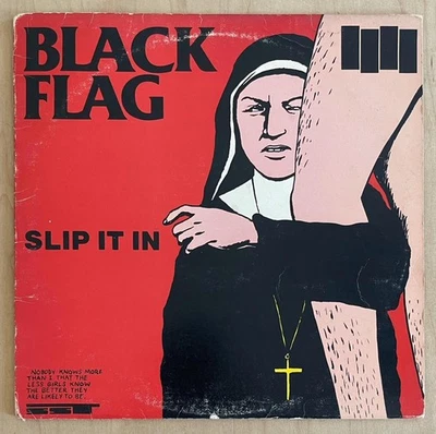 BLACK FLAG Slip It In (1984) SST 1st Pressing Hardcore Punk Rock Pettibon Cover Foto 1 de 4