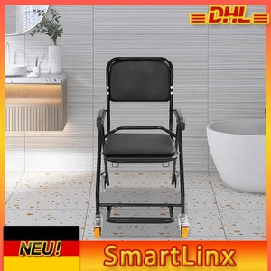 Silla de Ruedas Portátil con Ruedas 150kg Capacidad de Carga 62*58*102cm - Imagen 1 de 18