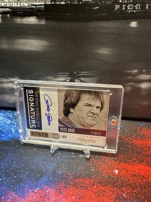 Panini Signature Series Stats 2012 Pete Rose automático SSP/25 🔥🔥 Foto 1 de 2