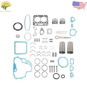 For KUBOTA T1600H Tractor Engine Rebuild Kit Z482 Overhaul Set With Liner - Picture 1 of 12
