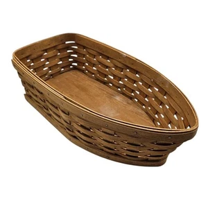 Longaberger Cestino Accento Marrone Design Tessuto Fila La Tua Barca - Foto 1 di 5