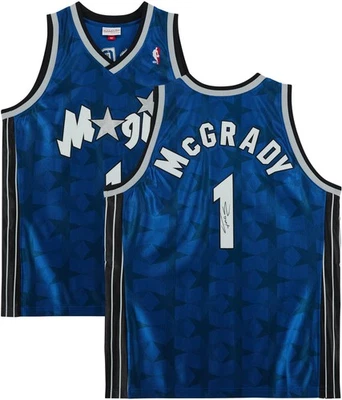 Camiseta deportiva auténtica Mitchell & Ness firmada por Tracy McGrady Orlando Magic 2000-2001 Foto 1 de 4