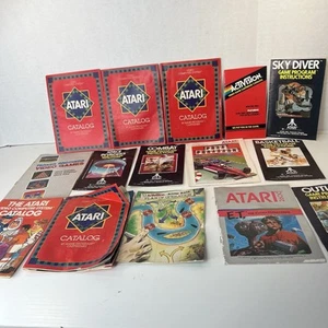 Atari Spielanleitungen Anleitungen & Kataloge Konvolut 15 verschiedene Zustände - Bild 1 von 8