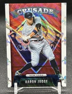 2022 Panini Chronicles - Crusade Aaron Judge #23 Ruby Wave Prizm /199 - Bild 1 von 14