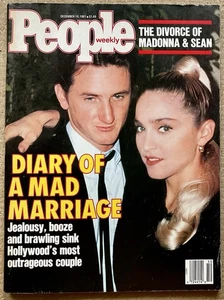 PEOPLE Magazine VTG Issue - Dec 14, 1987 w/ Sean Penn & Madonna • Deidre Hall - Picture 1 of 11