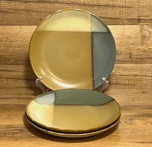 3er SET - SANGO - GOLDSTAUBGRÜN - 8" RUNDE SALATTELLER # 5040 - Bild 1 von 4