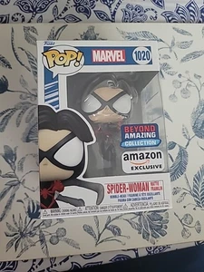Funko Pop! Vinile: Marvel - Spider-Woman (Mattie Franklin) Esclusiva Amazon 1020 - Foto 1 di 6