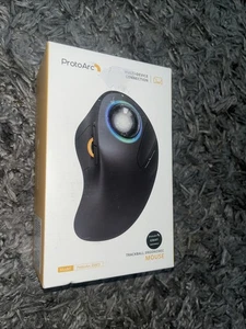 ProtoArc EM03 Wireless Bluetooth Trackball Mouse, 2.4G Ergonomic Rechargeable - Picture 1 of 11