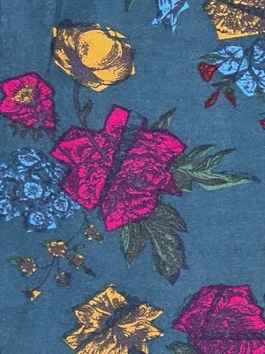 Леггинсы Lularoe OS новые без ценников цветочный геометрический узор, розы, зеленые, бирюзовые, синие, красные - Изображение 1 из 3