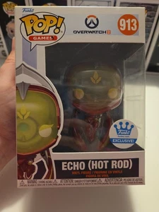 Funko Pop! Vinilo: Overwatch - Echo (Hot Rod) - Funko (Exclusivo) #913 - Imagen 1 de 7