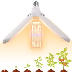 150W LED Grow Light Bulb Full Spectrum Plant Growing Lamp for Indoor Plants 41 - Picture 1 of 7