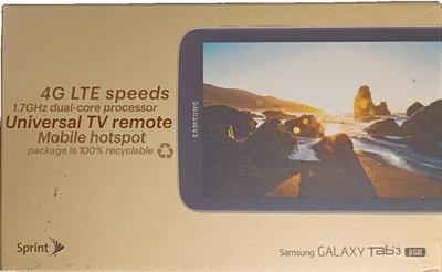 Samsung Galaxy Tab 3 7.0 8GB, Wi-Fi + 2G/3G/4G (Sprint), 7 in - Black - Image 1 of 3
