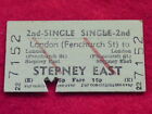 BR TICKET - FENCHURCH ST to STEPNEY EAST - 30 July 1978