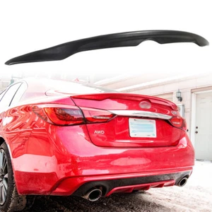 14-24 Fit For INFINITI V37 Q50 Sedan OE Look Trunk Spoiler Sport Unpainted - Bild 1 von 6