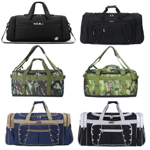 Travel Large Men Duffel Bags Waterproof Gym Sport Bag Carry On Luggage Backpack - Picture 1 of 26