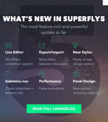 Superfly5 Menu WordPress Menu Plugin Responsive Premium Lifetime Update - Image 1 of 4