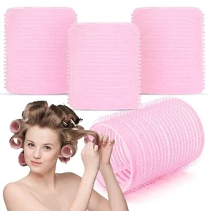 4-12 Haarrollen selbstgreifendes großes Set hitzlose Hüpfwellenlocken Kleben Styling - Bild 1 von 7
