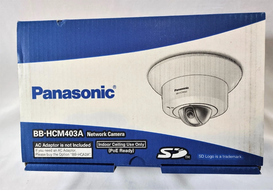 Panasonic Poe Dome Network Camera 10x Zoom Bb-hcm403a