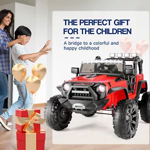 24V Kids Electric Ride On Car Truck w/Remote Control 2-Seaters 2*200W Music HOT! - Picture 1 of 55