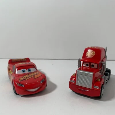Disney Pixar, FCX78 Mack Hauler Plastic + Die Cast (Cab Only)+ Lightning Mcqueen - Image 1 of 4