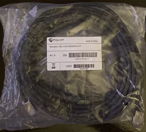 Polycom 2457-17977-001 CBL, CAT5E, Shielded, RJ45, 25ft. Cable Rev: C - Picture 1 of 2