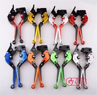 Palancas de embrague de freno plegables para Yamaha FJ1200 FZ750 FZR1000 FZR750R VMAX1200 Foto 1 de 4