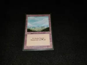 MTG 1x Revised MP German MISPRINT FBB Forest text / Plains art - ships w/ track - Picture 1 of 2