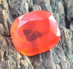 11.10 Ct Natural Orange Spessartine Garnet Cushion Gemstone Certified C2039 - Picture 1 of 10