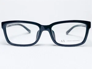 NUEVO Armani Exchange AX3022F 8158 Hombres Negro Rectángulo Anteojos Monturas 55/17 - Imagen 1 de 6