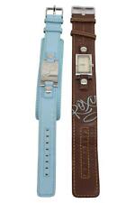 Roxy Damen Armbanduhr B107BL Lederband Blau/Braun 17mm
