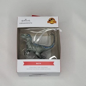 Hallmark Beta Jurassic World Ornament Dinosaurier Velociraptor Weihnachten - Bild 1 von 6