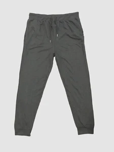 $38 Blu Rock Men's Black Elastic Waist Sweatpants Joggers Pants Size L - Picture 1 of 2