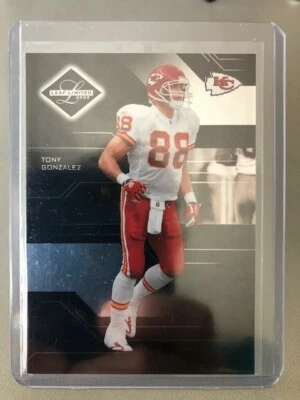 2005 Leaf Limited - #51 - Tony Gonzalez (Kansas City Chiefs) Serial - 103/599  - Image 1 of 2