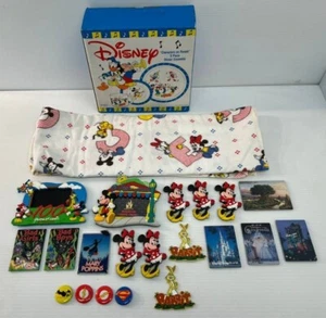 Vintage Disney Characters On Parade, Disney Blanket And Disney Magnets (21) - Picture 1 of 13