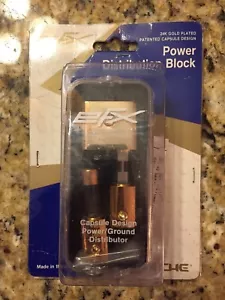 Scosche EFX PDF2 Gold Plated 4-8 Gauge Power Fuse Distribution Block - Picture 1 of 2