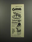 1953 Holland House Cocktail Mixes Advertisement - Cocktails so simple to make!