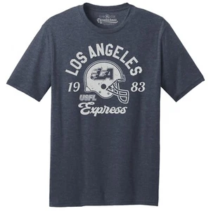 Los Angeles Express 1983 USFL Football TRI-BLEND Tee Shirt - Picture 1 of 5