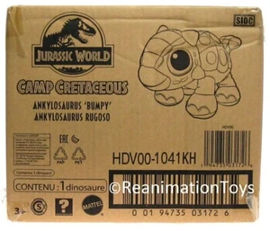Jurassic World Camp Peluche Cretácico Ankylosaurus Bebé Baches Dinosaurio Sonido de Rugido - Imagen 1 de 3