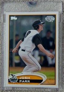 2012 Topps Pro Debut Josh Parr Blank Back Card #1/1 Arizona Diamondbacks - Picture 1 of 2