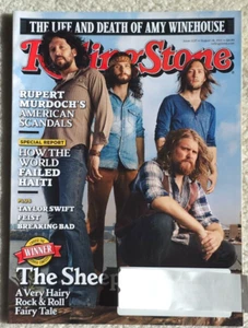Amy Winehouse Death 2011 Rolling Stone Magazine 1137 Sheepdogs Swift Piven Haiti - Picture 1 of 19