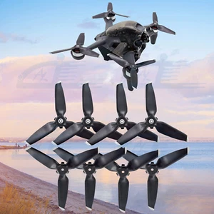 4Pairs Propellers Blade For DJI FPV Drone Accessories Quiet Quick Release Silver - Picture 1 of 12