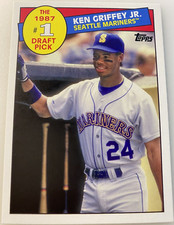 2016 Topps Archives 1985 #1 Draft Pick Ken Griffey Jr. #85DP-KG Seattle Card!