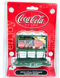 HO 1/87 Athearn Coca-Cola Cowboy & HORSE=COKE Scene Billboard BUILT FOR LAYOUT - Picture 1 of 6