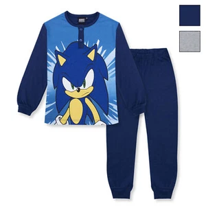 Pigiama per bambino Sonic The Hedgehog lungo in cotone bimbo maniche lunghe 6964 - Picture 1 of 15