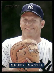 1992 Pinnacle Exclusive Baseball Card Mickey Mantle #22 - Picture 1 of 2