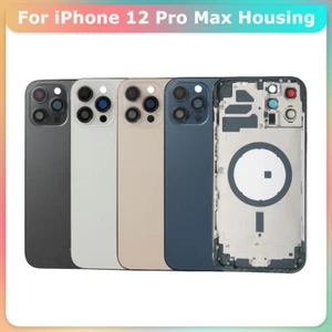 Rear Back Housing Cover Battery Door Replacement Parts For iPhone 12 Pro Max - Picture 1 of 1