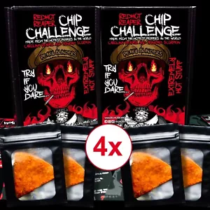 4x CHIP CHALLENGE - HEISSESTES GESCHENK DER WELT 🙂 ️ - Red Hot Sensensenmann - Bild 1 von 6