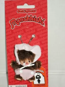 Monchhichi Bebichhichi Girl Key Chain Monchichi Sekiguchi Kiki 10cm Mascot Rare - Picture 1 of 1