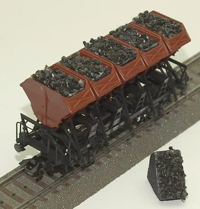 043 H0 carga para vagón basculante Märklin 46355, 4635, 46353, carbón, embalaje original - Imagen 1 de 1